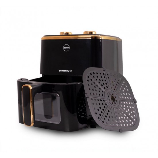 Air fryer ELDOM FRITTA fat-free fryer, capacity 5.0 l, adjustable temp., clock, 1500 W