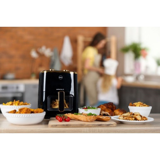 Air fryer ELDOM FRITTA fat-free fryer, capacity 5.0 l, adjustable temp., clock, 1500 W