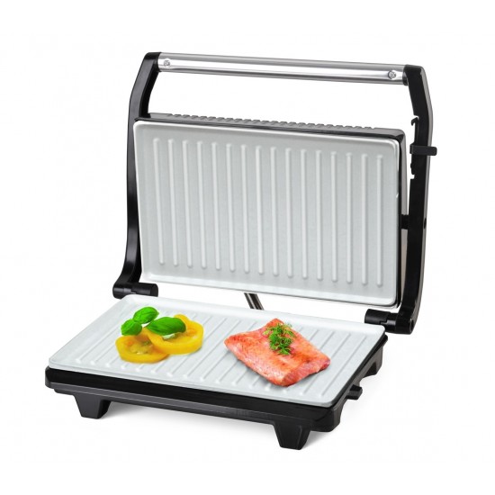Grill electric tabletop Esperanza Taleggio EKG006 (contact; 750W; inox color)