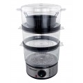 Food steamer Esperanza STEAM VOLCANO EKG009 (7 litres; transparent color)