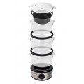 Food steamer Esperanza STEAM VOLCANO EKG009 (7 litres; transparent color)