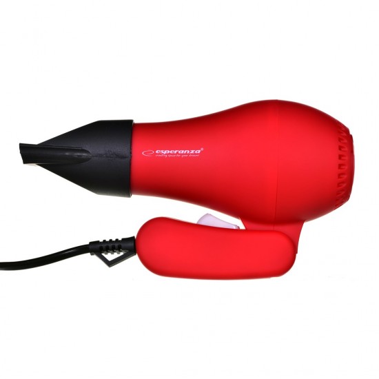 Dryer for hair Esperanza AURORA EBH003R (750W; red color)