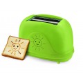 Toaster Esperanza SMILEY EKT003 (750W; green color)