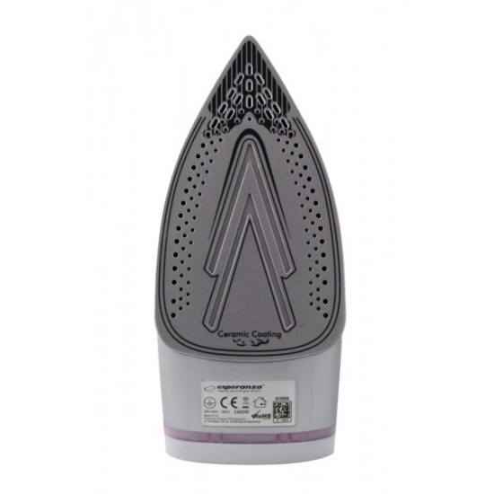 Esperanza EHI004 iron Dry & Steam iron Ceramic soleplate Purple,White 2400 W