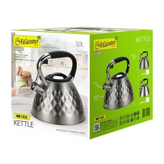 Non-electric kettle MAESTRO MR-1322 stainless steel