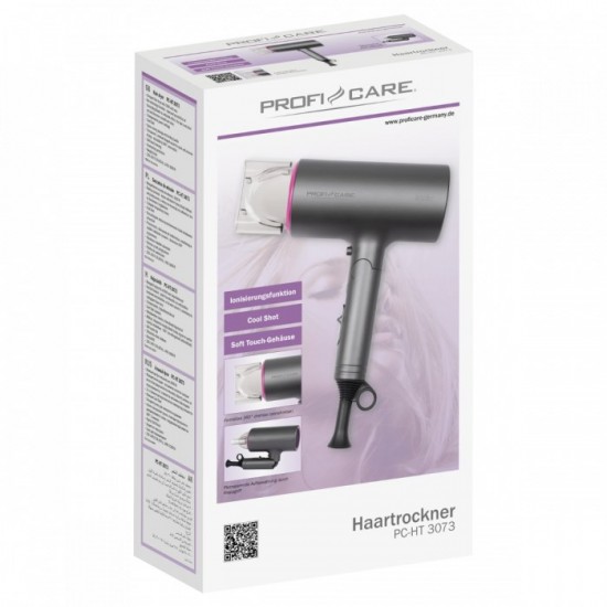 ProfiCare Hair dryer PC-HT 3073 pink/black