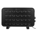 Ravanson CH-9000BT electric space heater Black 2000 W