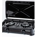 Ravanson K-02TB hob Black Countertop Gas 2 zone(s)