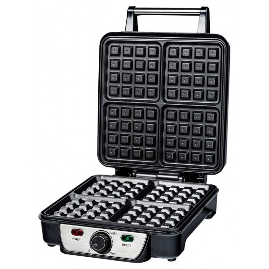 Waffle Iron Ravanson GR-7030 4 waffle(s) 1100 W Black