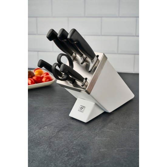 Zestaw noży samoostrzących ZWILLING Four Star 35148-207-0 7 elementów biały
