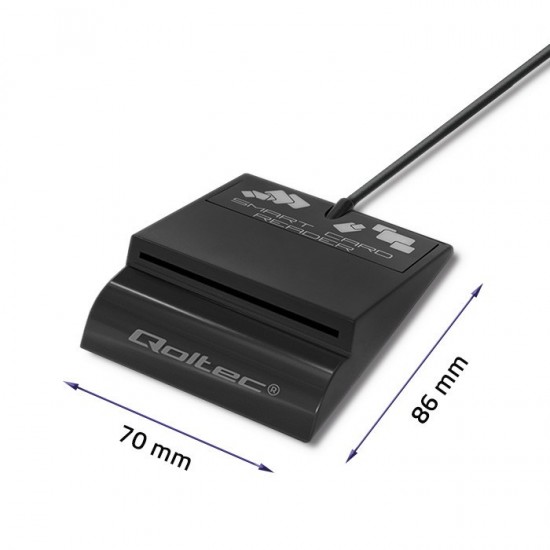 Qoltec 50363 USB cable 1.8 m USB 3.2 Gen 1 (3.1 Gen 1) USB C USB A Black