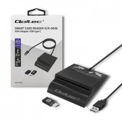 Qoltec 50363 USB cable 1.8 m USB 3.2 Gen 1 (3.1 Gen 1) USB C USB A Black