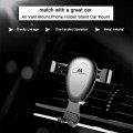 Maclean car phone holder, universal, for the ventilation grille, gravity, max. center distance 90mm, MC-324, silver/black