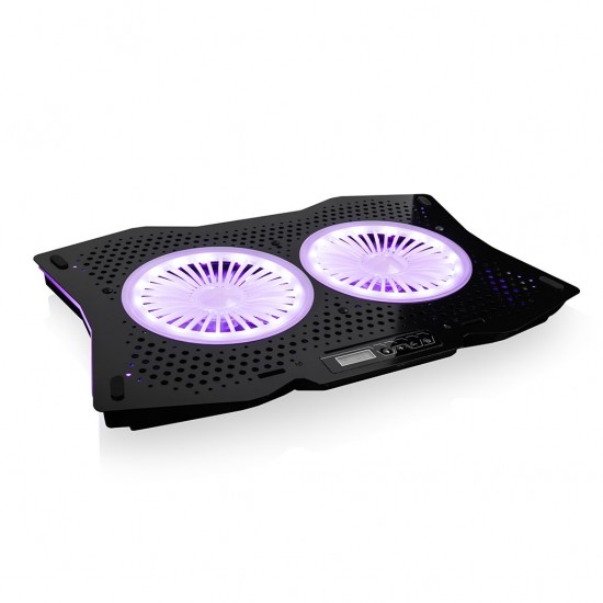 Modecom MC-CF18 RGB notebook cooling pad  black