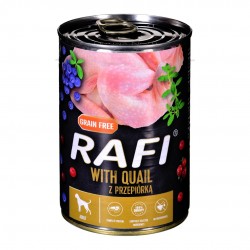 Dolina Noteci Rafi with quail - wet dog food - 400g