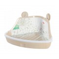 ZOLUX Small corner toilet 320x250x150 mm beige