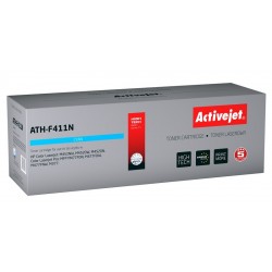 Activejet ATH-F411N toner for HP printer; HP 410A CF411A replacement; Supreme; 2300 pages; cyan