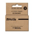 Actis KH-903BKR black ink for HP; refurbished replacement for HP 903XL T6M15AE