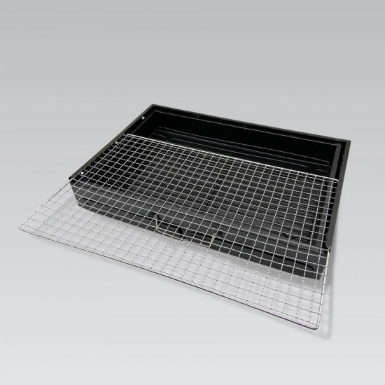 Folding grill suitcase 43x29x22 cm Maestro MR-1010 black