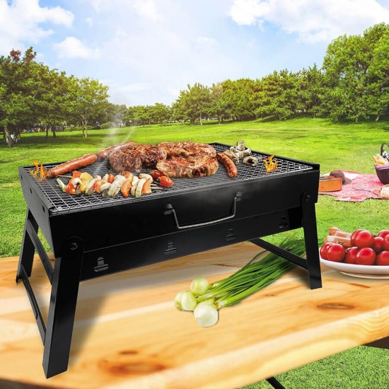 Folding grill suitcase 43x29x22 cm Maestro MR-1010 black