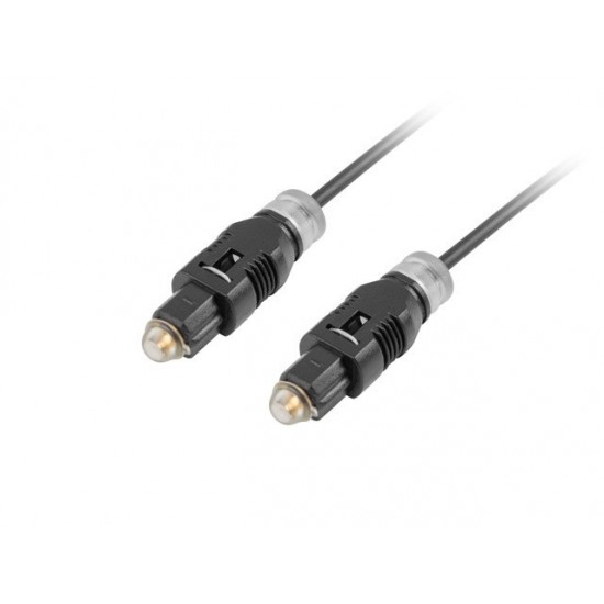 Lanberg CA-TOSL-10CC-0010-BK fibre optic cable 1 m TOSLINK Black