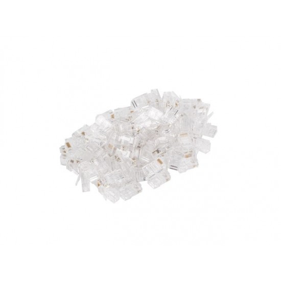 LANBERG NETWORK PLUG RJ45 (8P8C) CAT.5E UTP 100PCS  λευκο