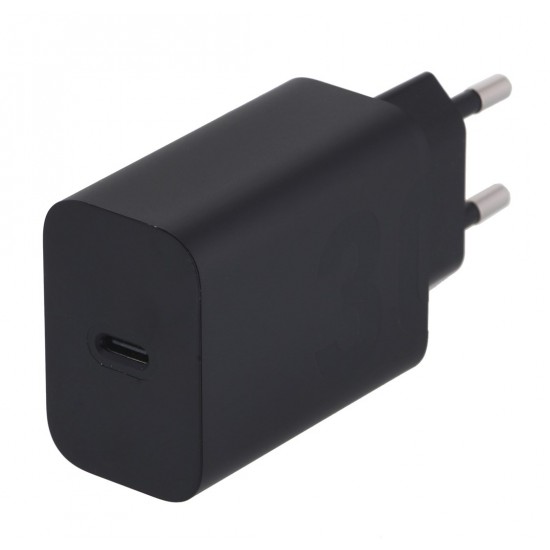 Motorola Charger TurboPower 30W USB-C w/ 1m C-C cable, Black