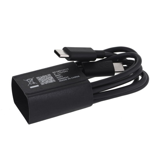 Motorola Charger TurboPower 30W USB-C w/ 1m C-C cable, Black