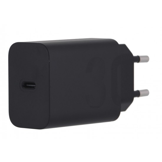 Motorola Charger TurboPower 30W USB-C w/ 1m C-C cable, Black