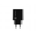 NATEC USB CHARGER RIBERA 18W USB-A BLACK