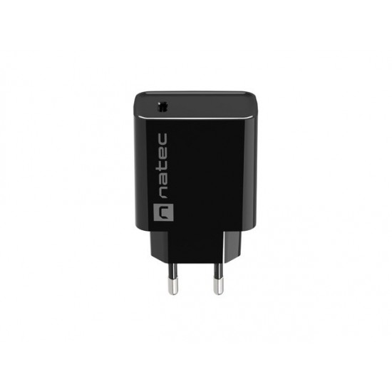 NATEC USB CHARGER RIBERA USB-C 20W PD BLACK