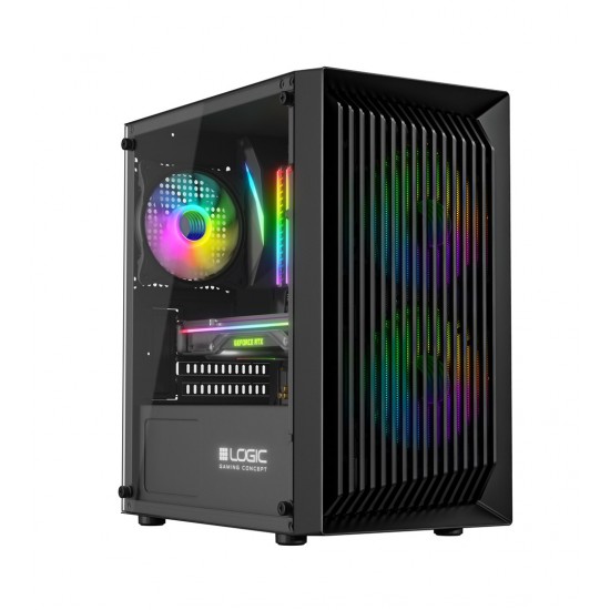 LOGIC ATOS ARGB Mini USB 3.0 enclosure black