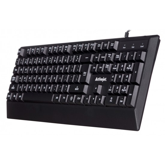 Activejet wired keyboard K-3255 black USB