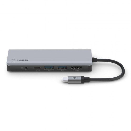 Belkin AVC009btSGY USB 3.2 Gen 1 (3.1 Gen 1) Type-C 5000 Mbit/s Silver