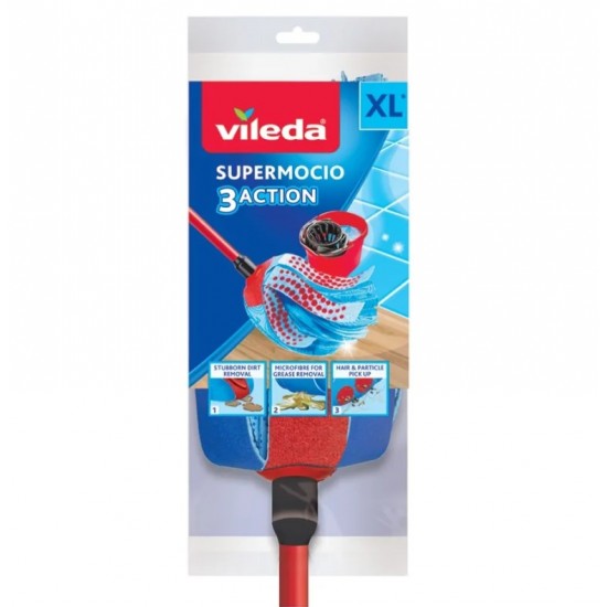 Vileda 3Action Velour XL mop refill