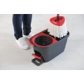 Vileda Turbo 2in1 rotary mop refill   white/red