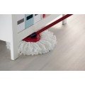 Vileda Turbo 2in1 rotary mop refill   white/red