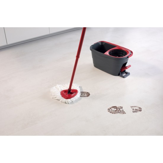 Vileda Turbo 2in1 rotary mop refill   white/red