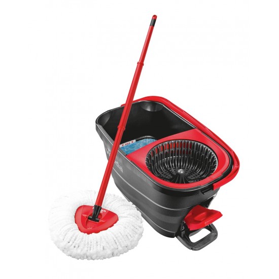 Vileda Turbo 2in1 rotary mop refill   white/red