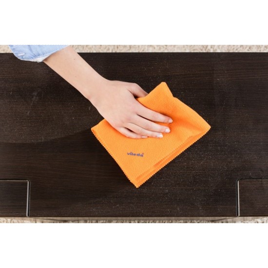 Vileda 4023103124967 cleaning cloth Microfibre, Polyester Orange 1 pc(s)