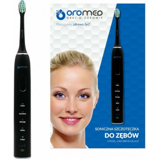 Oromed Oro-Brush Electric Toothbrush Black