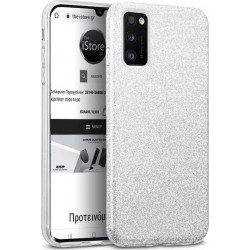 Forcell Hybrid Strass Silver Case Samsung Galaxy A41