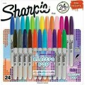 Permanent Marker Set Sharpie Fine Electro Pop - 24 colors