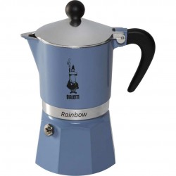 Coffee maker Bialetti Primavera Rainbow 3tz 150 ml Blue