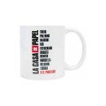 Κούπα Κεραμική La Casa De Papel Mάσκα Λευκή 300ml 